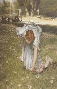 Alma-Tadema, Sir Lawrence Spring in the Gardens of the Villa Borghese (mk23) oil on canvas
